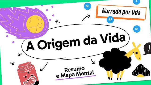 Origem da vida | quer que desenhe | mapa mental | descomplica Origem da vida | quer que desenhe | mapa mental | descomplica