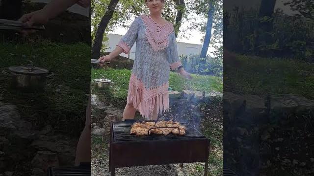 Autumn barbecue. chicken barbecue. mila naturist. Autumn barbecue. chicken barbecue. mila naturist.