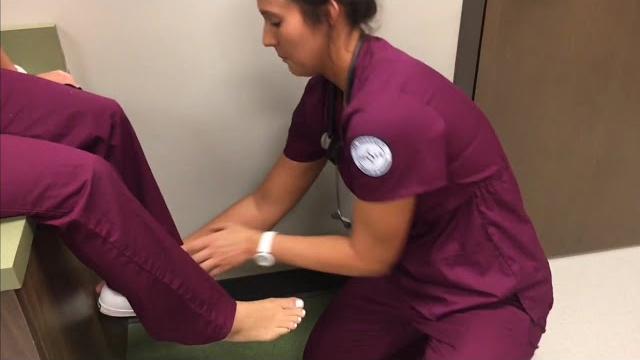 Pretty feet get reviled because of a exam Pretty feet get reviled because of a exam