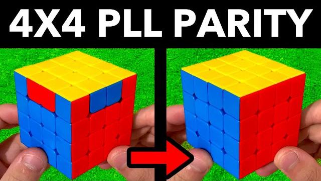 4x4 rubik’s cube: pll parity (7 moves) 4x4 rubik’s cube: pll parity (7 moves)