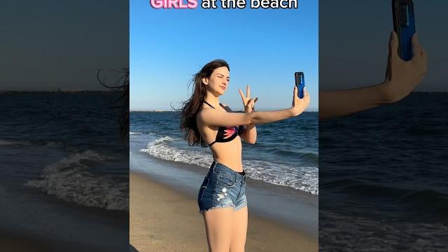 Guys vs girls at the beach ️ Guys vs girls at the beach ️