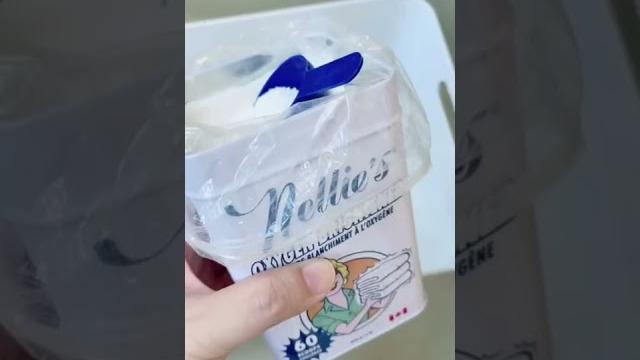 怎樣用nellie’s 去漬棒和亮白酵素把髒襪子洗乾淨?#shorts 怎樣用nellie’s 去漬棒和亮白酵素把髒襪子洗乾淨?#shorts