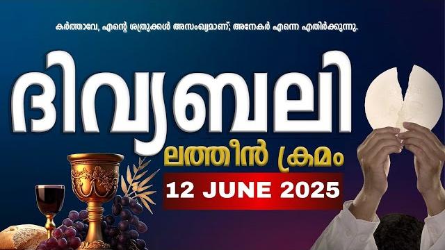 ദിവ്യബലി | june 12, 2025 | മലയാളം ദിവ്യബലി | malayalam holy mass - latin rite | santo mission ദിവ്യബലി | june 12, 2025 | മലയാളം ദിവ്യബലി | malayalam holy mass - latin rite | santo mission