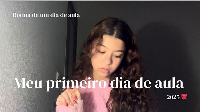 Meu primeiro dia de aula 2025: rotina da manhã Meu primeiro dia de aula 2025: rotina da manhã
