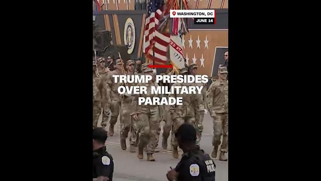 Trump presides over military parade Trump presides over military parade