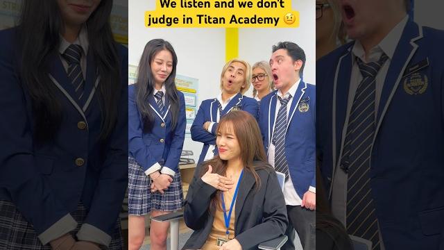 We listen and we don't judge in titan academy We listen and we don't judge in titan academy