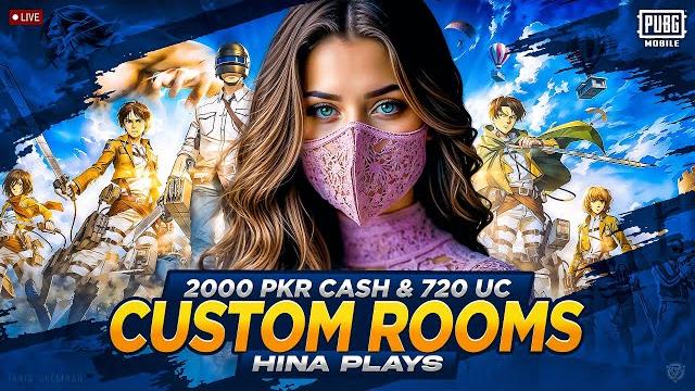 Pubg mobile live | 720 & 360 uc and cash custom rooms | pubg custom rooms | hina plays is live Pubg mobile live | 720 & 360 uc and cash custom rooms | pubg custom rooms | hina plays is live