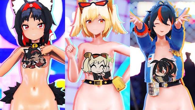 Lovescream! | nekomata x burnice x zhu yuan Lovescream! | nekomata x burnice x zhu yuan