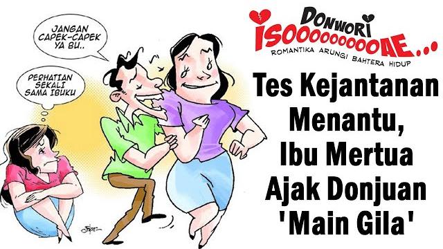 Ibu mertua ajak donjuan 'main gila' Ibu mertua ajak donjuan 'main gila'