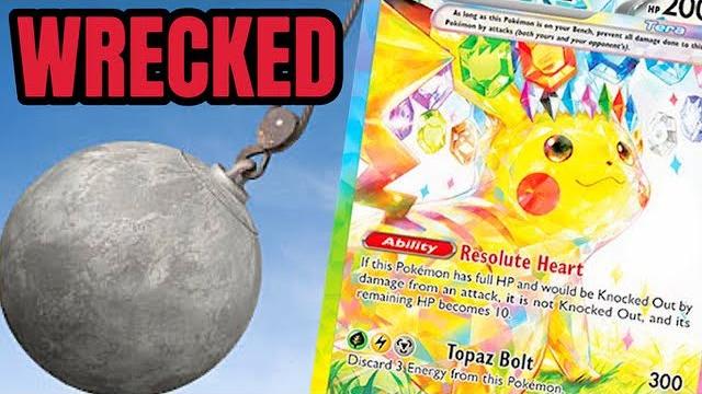 Special pokemon cards are getting wrecked! Special pokemon cards are getting wrecked!