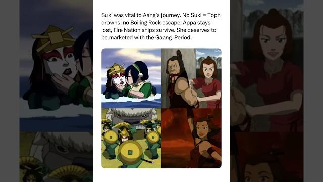 Suki was vital to aang’s journey Suki was vital to aang’s journey