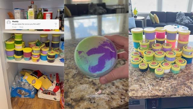 Massive slime collection reveal! Massive slime collection reveal!