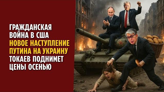 Гражданская война в сша. новое наступление путина на украину. токаев поднимет цены осенью Гражданская война в сша. новое наступление путина на украину. токаев поднимет цены осенью