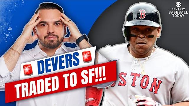 Rafael devers traded to the san francisco giants! - emergency podcast | fantasy baseball advice Rafael devers traded to the san francisco giants! - emergency podcast | fantasy baseball advice