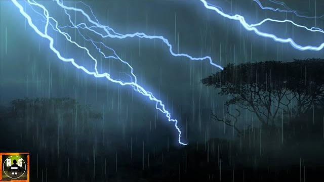 Thunderstorm sounds with rain, lightning strikes and strong thunder rumble to sleep, study, relax Thunderstorm sounds with rain, lightning strikes and strong thunder rumble to sleep, study, relax