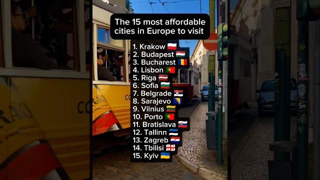 Top 15 most affordable place to visit in europe 2025 #livingeurope #topofeurope #discovereurope #ch Top 15 most affordable place to visit in europe 2025 #livingeurope #topofeurope #discovereurope #ch