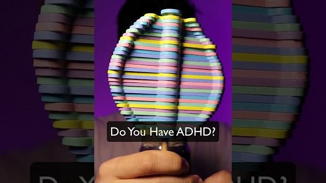Do you have adhd? #asmr Do you have adhd? #asmr