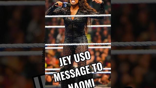 Jey uso’s message to naomi after shocking betrayal! Jey uso’s message to naomi after shocking betrayal!