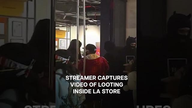 Us: looting amid protests in los angeles captured on livestream | subscribe to firstpost | n18g Us: looting amid protests in los angeles captured on livestream | subscribe to firstpost | n18g