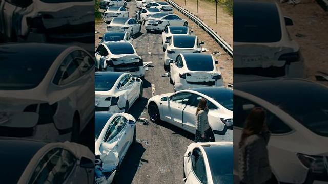 Tesla cars got hacked | leave the world behind #shorts Tesla cars got hacked | leave the world behind #shorts