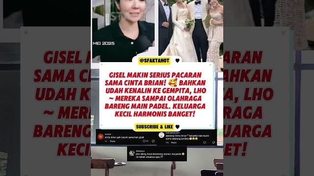 Gisel kenalkan cinta brian ke gempita! serius nih? #terkini #artis #viralvideo #beritaterkini Gisel kenalkan cinta brian ke gempita! serius nih? #terkini #artis #viralvideo #beritaterkini