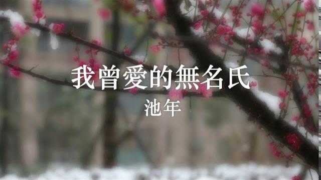 池年 《我曾愛的無名氏》 池年 《我曾愛的無名氏》