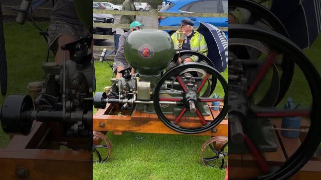Vintage ruston & hornsby old diesel engine running at a local show #vintage #old #engine #diesel Vintage ruston & hornsby old diesel engine running at a local show #vintage #old #engine #diesel