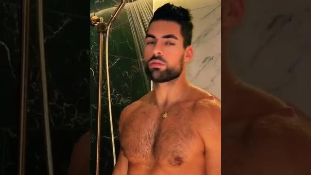 Sexy man shower Sexy man shower