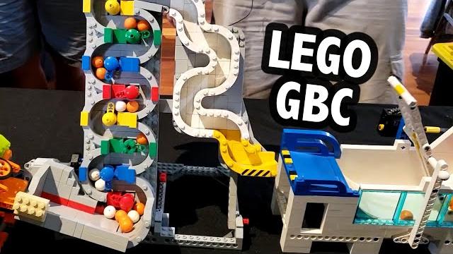 Lego great ball contraption at brickvention 2020 Lego great ball contraption at brickvention 2020