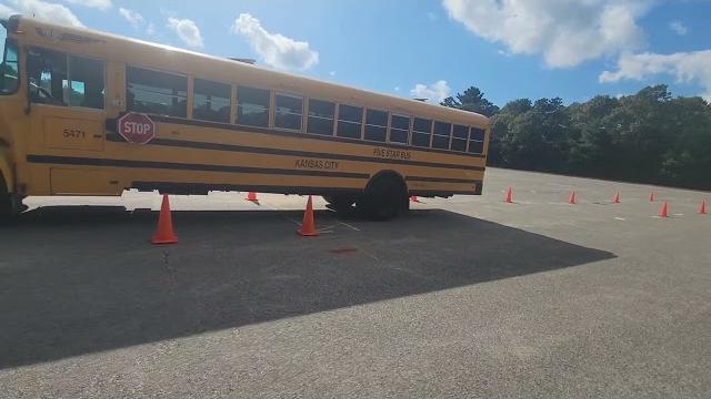 Ma cdl modernized skills test class b school bus - 2nd manuever- 100 ft. straight line backing Ma cdl modernized skills test class b school bus - 2nd manuever- 100 ft. straight line backing