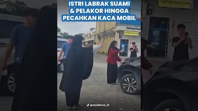 Viral video istri sah di pekanbaru labrak suami dengan pelakor hingga pecahkan kaca mobil Viral video istri sah di pekanbaru labrak suami dengan pelakor hingga pecahkan kaca mobil