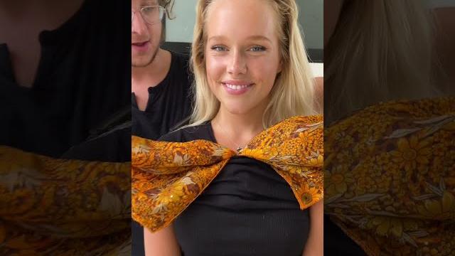 Disappearing bra!! (magic trick) - #shorts Disappearing bra!! (magic trick) - #shorts