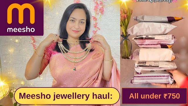 Budget bling alert! meesho jewellery sets haul starting 120– royal look, desi price #ashigautam Budget bling alert! meesho jewellery sets haul starting 120– royal look, desi price #ashigautam