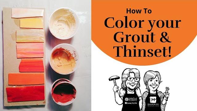Coloring grout and thinset mortar video tutorial Coloring grout and thinset mortar video tutorial