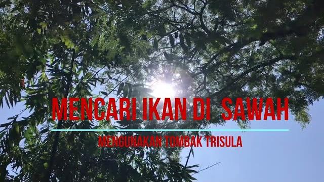 Menombak ikan pakai trisula handmade Menombak ikan pakai trisula handmade