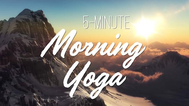 5-minute morning yoga 5-minute morning yoga