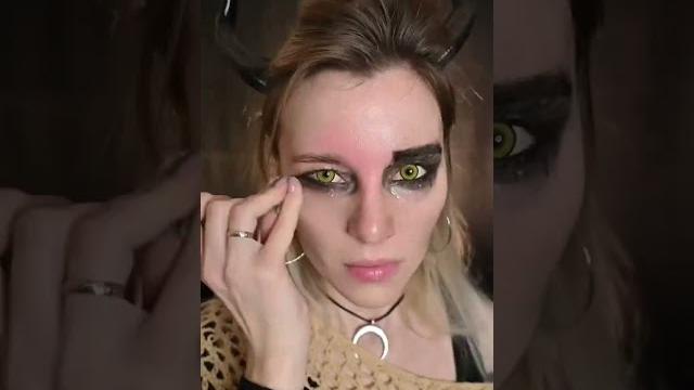 Reverse succubus makeup | fantasy cosplay Reverse succubus makeup | fantasy cosplay