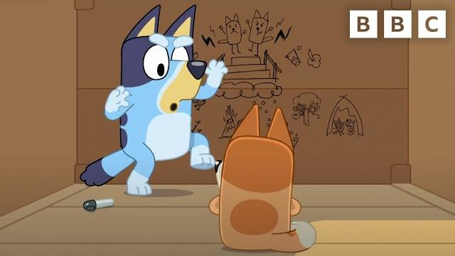 Bluey and bingo play in the box | cbeebies Bluey and bingo play in the box | cbeebies