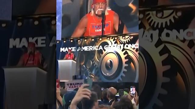 Hulk hogan runs wild for trump at rnc Hulk hogan runs wild for trump at rnc