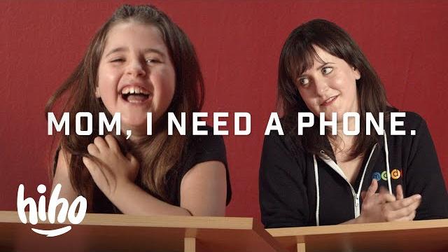 Parent vs. kid: 8 year old debates her mom for a cell phone | spirited debates | hiho kids Parent vs. kid: 8 year old debates her mom for a cell phone | spirited debates | hiho kids