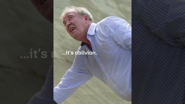 Clarkson vs may on europe's steepest banked track #shorts Clarkson vs may on europe's steepest banked track #shorts