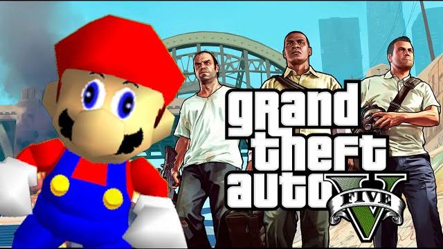Grand theft mario - if mario was in...gta v Grand theft mario - if mario was in...gta v