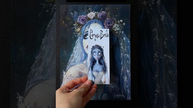 I draw tim burton’s character in real life: corpse bride️look similar? #timburton #corpsebride I draw tim burton’s character in real life: corpse bride️look similar? #timburton #corpsebride