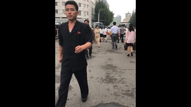 北朝鲜平壤街头实拍 北朝鲜平壤街头实拍