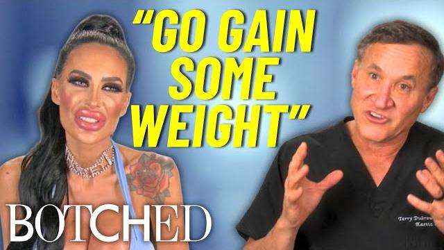 Rejected by botched: plastic surgery addict must gain weight before bigger implants | botched | e! Rejected by botched: plastic surgery addict must gain weight before bigger implants | botched | e!