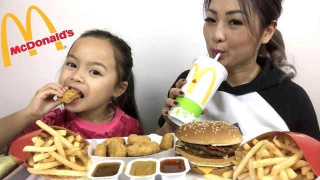 Mcdonald's bacon bigmac & nuggets meal | mukbang | n.e lets eat Mcdonald's bacon bigmac & nuggets meal | mukbang | n.e lets eat