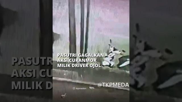 Pasutri di medan gagalkan aksi pencurian motor milik driver ojol di jalan ringroand, pelaku kabur Pasutri di medan gagalkan aksi pencurian motor milik driver ojol di jalan ringroand, pelaku kabur