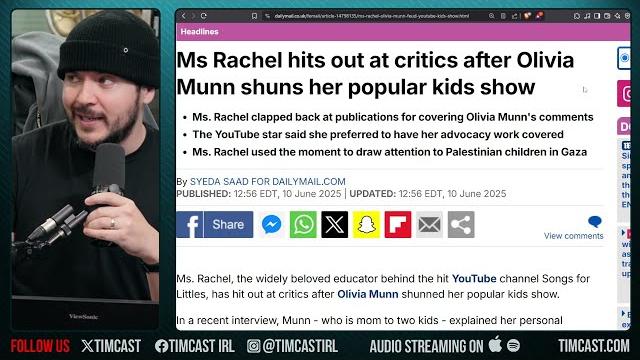 Ms. rachel pissed after celebrity says she refuses to let her kids watch her pyshco kids content Ms. rachel pissed after celebrity says she refuses to let her kids watch her pyshco kids content