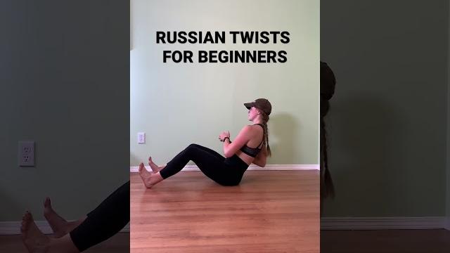 Russian twist for beginners #beginnerworkout #obliqueworkout #coreworkouts #russiantwist Russian twist for beginners #beginnerworkout #obliqueworkout #coreworkouts #russiantwist