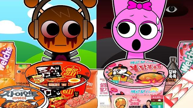 Incredibox sprunki - oren vs pinki convenience store orange pink mukbang | incredibox animation Incredibox sprunki - oren vs pinki convenience store orange pink mukbang | incredibox animation